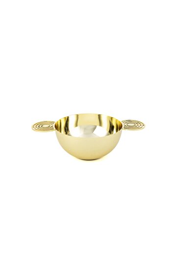 Mikasa Moor Circle Gold Metal Bowl 15X26X8Cm