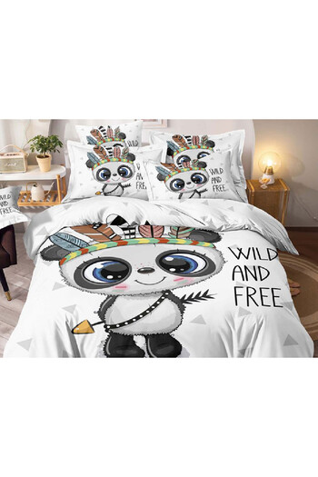 OEM Wild and Free 3D Bed Linen 6 Pieces (Fine)