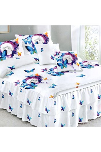 OEM Jael 6-Piece Ruffled Bed Linen (Fine)