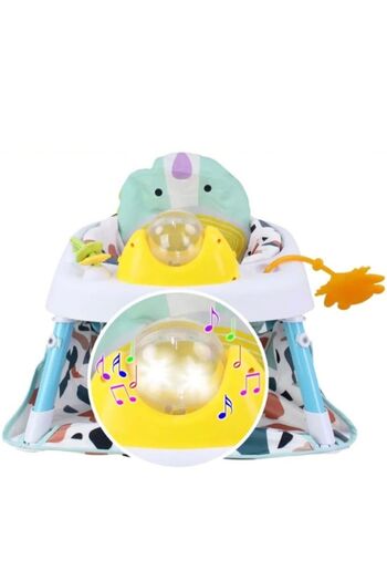 TSUMAB Baby Activity Floor Seat with Toys – Foldable Infant Support Chair