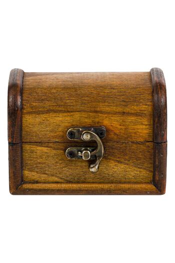 OEM Decorative Chest Made of Brown Wood 11x7x8cm