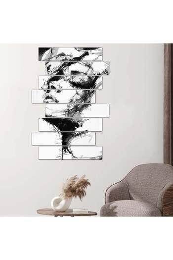 Generic Wall panel of a woman - 24550 - divided into eight pieces