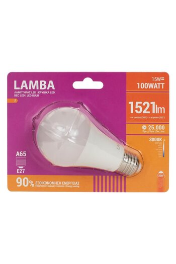 OEM LED Bulb E27 15W (A60) - Warm White