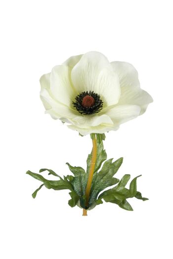 OEM Floare Artificiala Anemona Alba 40cm