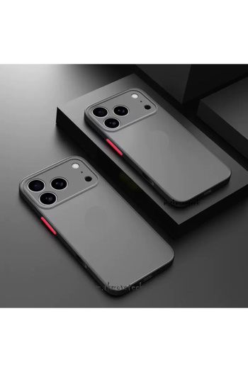 m.tk moveteck Apple iPhone 17 Pro Case Matte Anti-Fingerprint Camera Protected Silicone Hux Cover with Colored Keys
