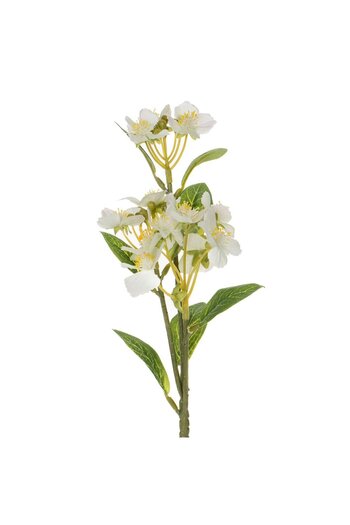 OEM Floare Artificiala cu Floricele Albe 35cm