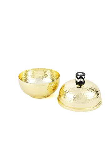 Mikasa Moor Gold Lid Metal Bowl 15X15Cm