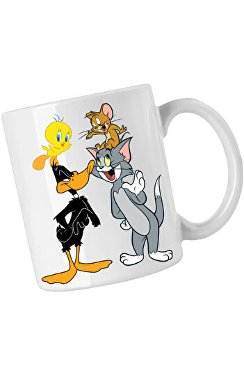 OEM Daffy Duck Tom Jerry Tweety mug