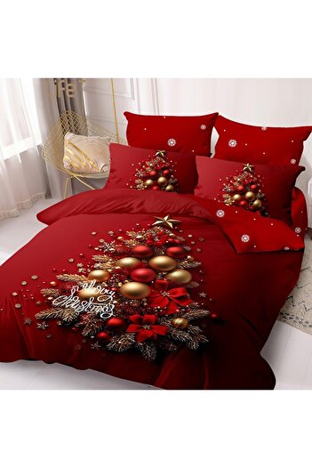 OEM Christmas Bed Linen Noel V102 6 Pieces (Fine)