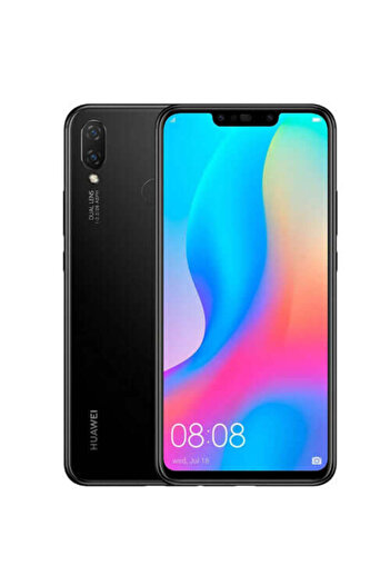 Huawei Nova 3i Dual SIM - 128GB, 4GB RAM, 4G LTE, Black