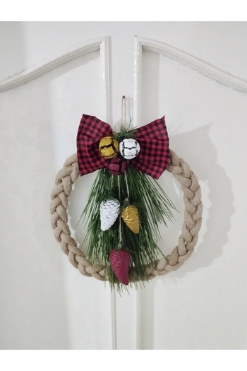 bayram taşcıoğlu home desing Special Design Door Wall Ornament Gift Christmas Ornament Pine Cone Garland Door Ornament