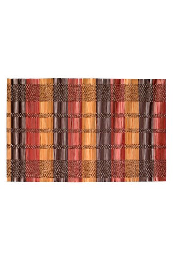 OEM Striped Bamboo Plate Holder 45x30cm