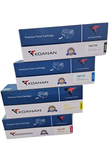 KOANAN Compatible Toner With TN273 Cartridge Set Replacement Toner For MFC-L3750CDW DCP-L3510CDW DCP