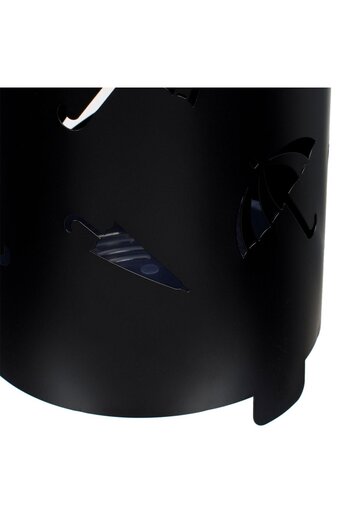 OEM Black Metal Umbrella Stand for Rain Umbrellas Ø19x49cm