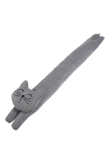 OEM Door Cushion with Cat Pattern Grey Jaquard 85x10cm