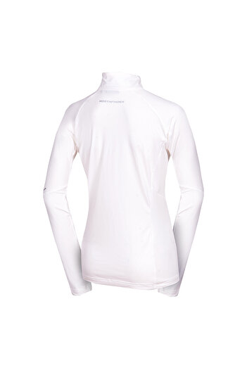 NORTHFINDER Women's technical ski sweater ABAGAIL white