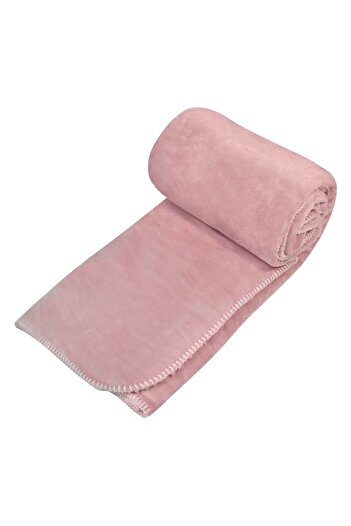 OEM Velvet Faux Fur Blanket Powder Pink 200x150cm