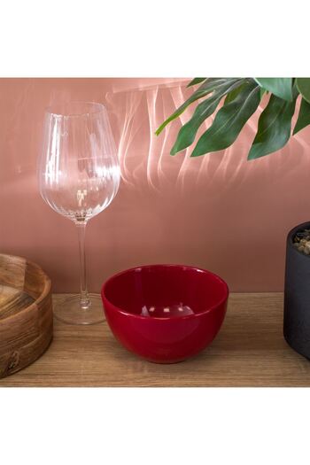 OEM Red Ceramic Bowl 650ml