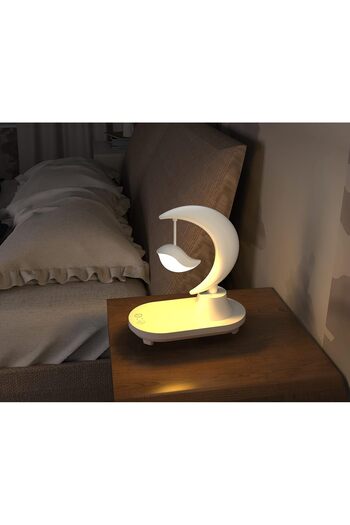 Generic In Creative Design | Wireless Charger, Bluetooth Speaker, LED Bedside Night Light