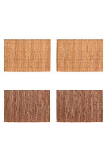 OEM Bamboo Plate Holder Beige Brown 45x30cm - 4pcs