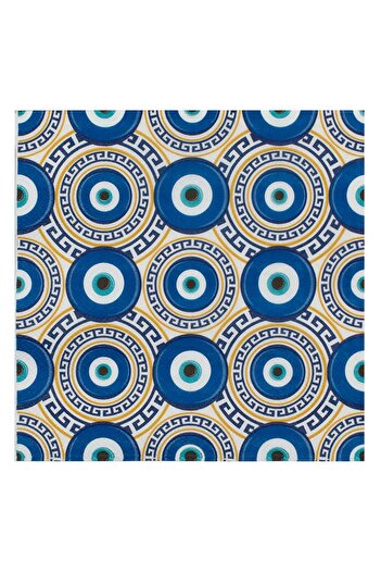 OEM 2-Ply Table Napkins Ecru with Blue Eyes 33x33cm - 20pcs