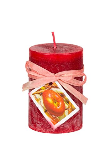 OEM Scented Candle Red Bordeaux Apple Cinnamon Aroma Ø5x7.5cm