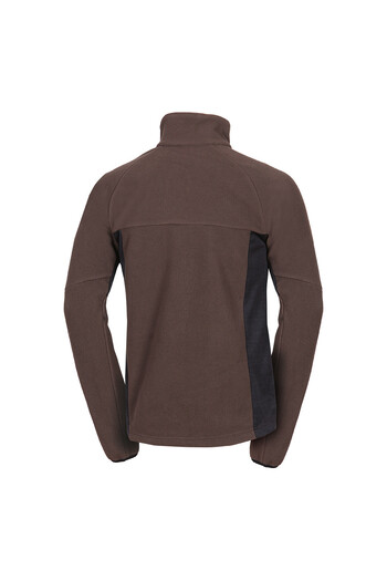 NORTHFINDER Men's multisport fleece sweatshirt Jedrzej brownblack