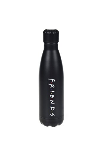 OEM Friends Matte Black Stainless Steel Insulated Bottle 500ml