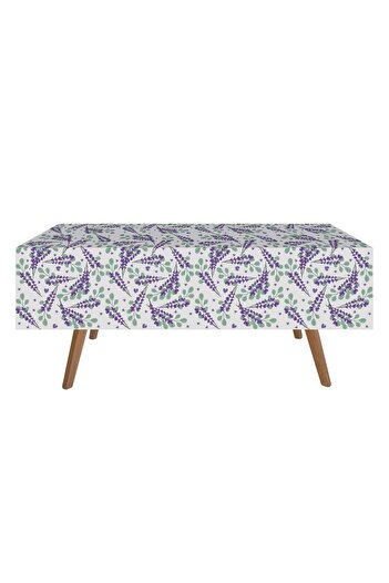 OEM Lavender Grey Plastic Tablecloth 180x120cm