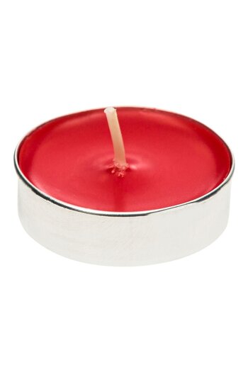 OEM Red Cinnamon Scented Lozenge Candles Ø3.5x1.5cm - 8pcs