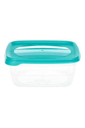 OEM Transparent Casseroles Set with Green Lid 900ml - 3pcs