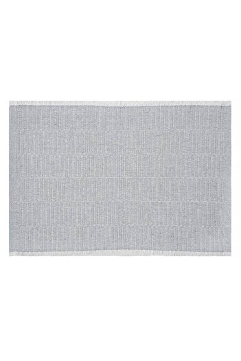 OEM Grey Striped Cotton Placemat 42x30cm