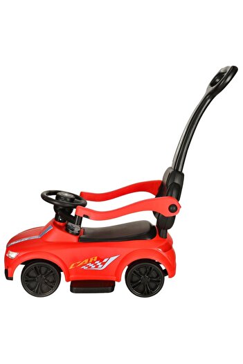 OEM Children's car, with sounds and lights, red, 64x33x58cm, plastic