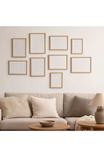 OEM Decorative Picture Mat Made of Natural Wood 44x54cm