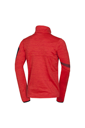 NORTHFINDER Men's fleece sweatshirt Banks redmelange