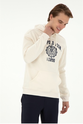 U.S. Polo Assn. U.S. Polo Assn. Hooded Sweatshirt with a Raised Comfort Fit.