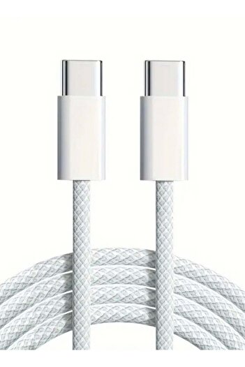 Generic iPhone Fabric Type-C to Type-C Cable (USB C to USB C) for iPhone 16/16Plus/16Pro/16ProMax/15 Pro Max