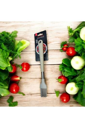 Generic Beige silicone cooking brush