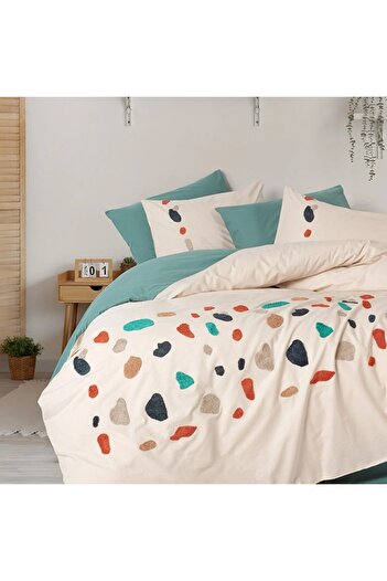 OEM Gaja Mint Bed Linen 6 Pieces (100% Cotton)