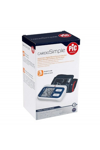 Pic Peak Cardio Simple Automatic Electronic Blood Pressure Monitor for the Upper Arm with Large Screen, Easy to Use at Home