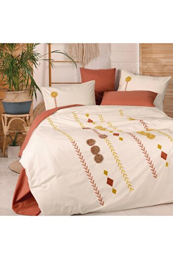 OEM Amaris Brick Puff Bed Linen (100% Cotton)