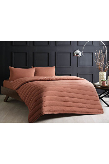 OEM Reborn Natura Salmon Bed Linen and Duvet Set (Cotton)