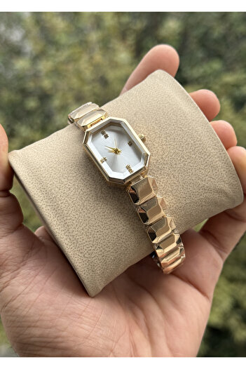 Tulpar New Season Special Cut Glass Design Octagonal Case Women's Wristwatch