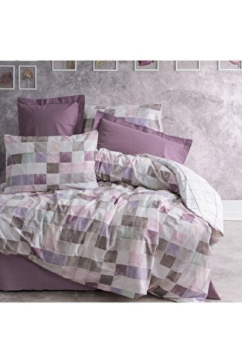 OEM Bed Linen Brown Rose with Elastic 160x200 (100% Cotton)