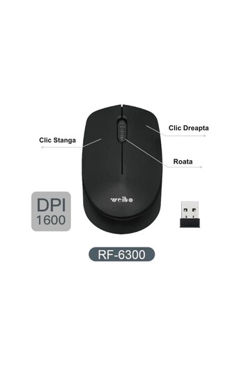 Tim Mouse Optic Wireless RF - 6300 Weibo 1600 DPI