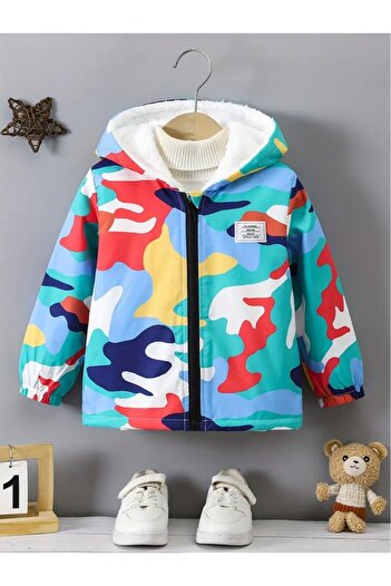JUMANJİ KİDS New Season Waterproof Plush Inside Children's Coat