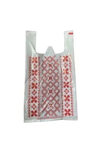 OEM T-shirt pattern bags on roll 3-4 kg, 24 x 40 cm, traditional pattern
