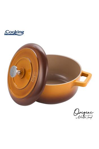 Cooking by Heinner CAST ALUMINUM PAN + LID 26x12.5 CM, 5.8L, NICOLAI TAND, ORIGINI