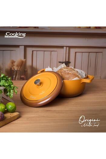 Cooking by Heinner CAST ALUMINUM PAN + LID 20x10 CM, 2.4L, NICOLAI TAND, ORIGINI
