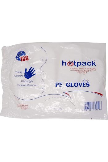 Hotpack Disposable Gloves - 100 Pieces
